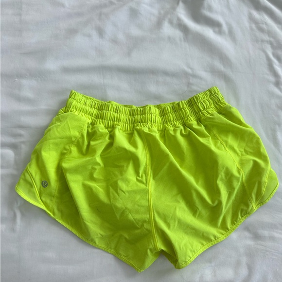 yellow lululemon shorts - Picture 1 of 2